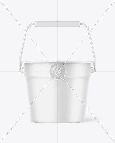 Matte Beverage Bucket Mockup