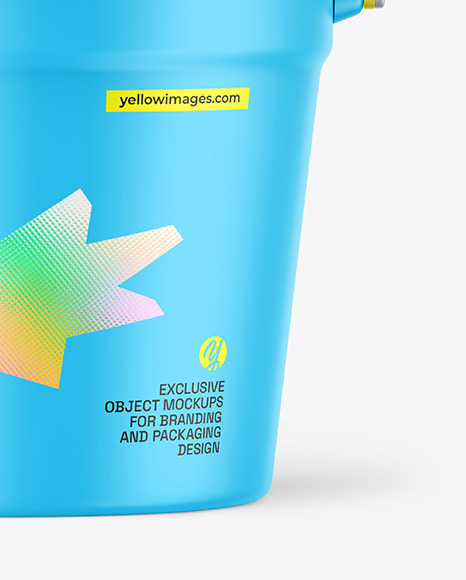 Matte Beverage Bucket Mockup