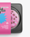 Container with Donuts Mockup
