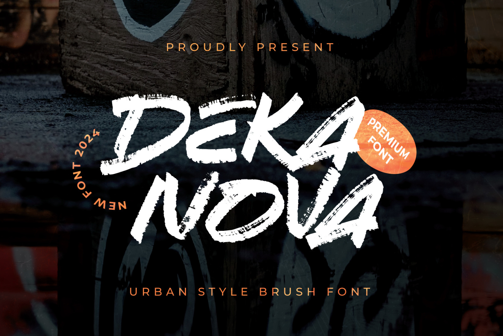 Dekanova - Brush Font Dekanova - Brush Font