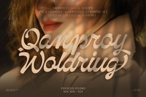 NCL Qanproy Woldriug Font - Bold letters