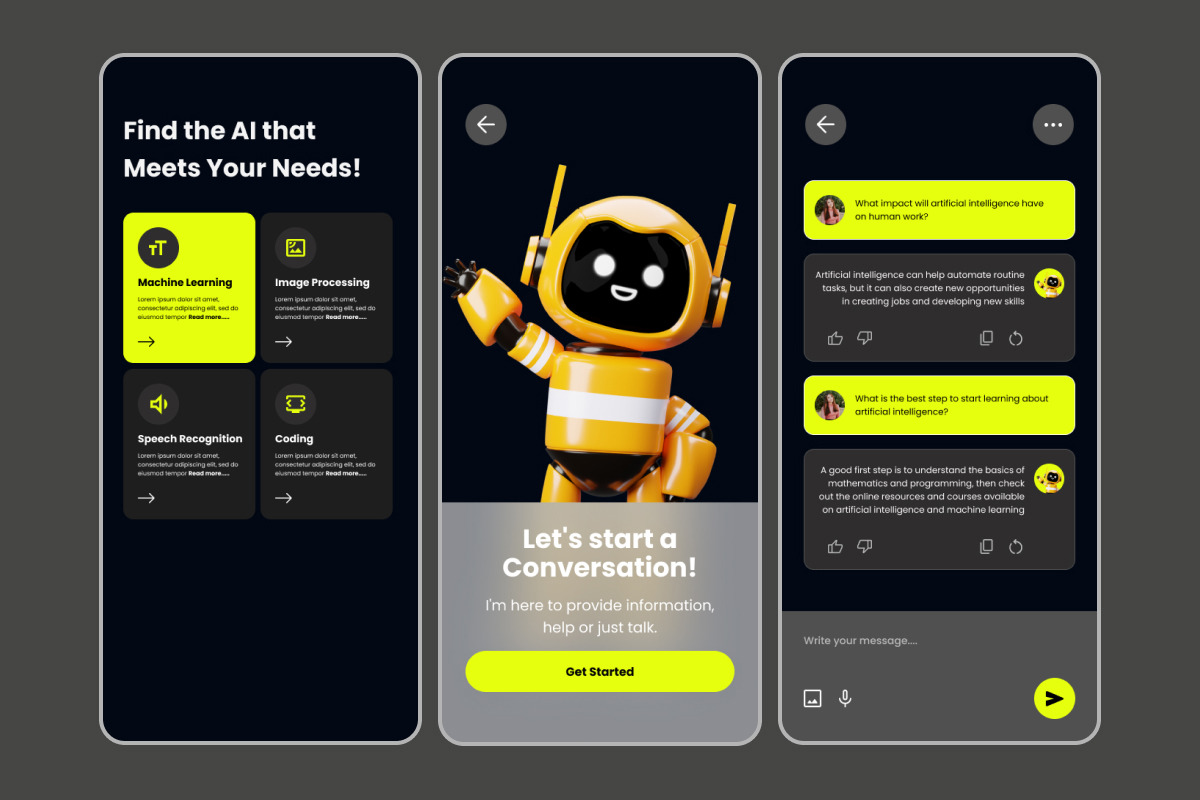 Talk - AI Chatbot Mobile App Talk - AI Chatbot Mobile App