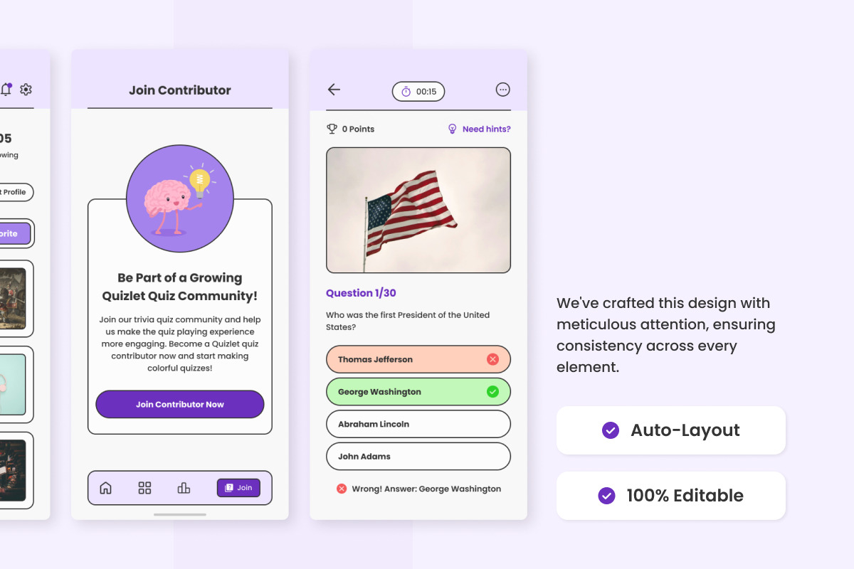 Quizlet - Trivia Quiz Mobile App Quizlet - Trivia Quiz Mobile App