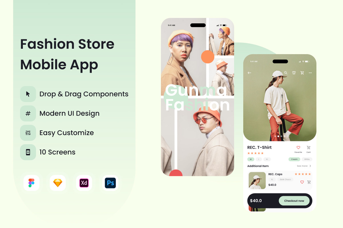 Gunma - Fashion Store Mobile App Gunma - Fashion Store Mobile App