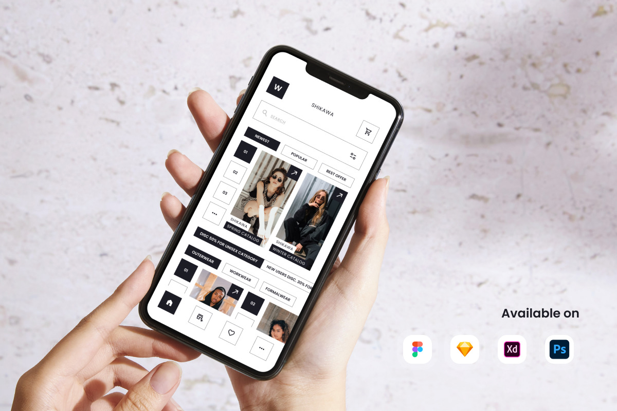 Shikawa - Fashion Store Mobile App Shikawa - Fashion Store Mobile App