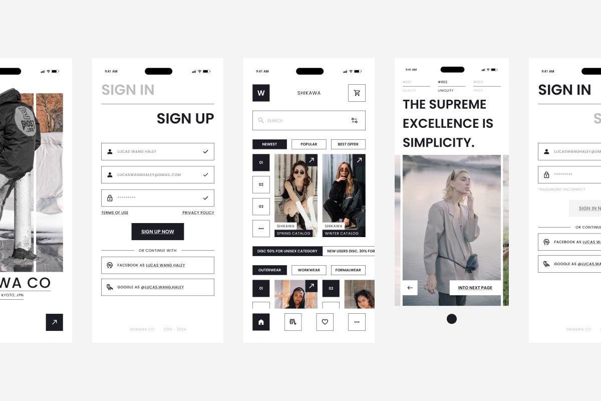 Shikawa - Fashion Store Mobile App Shikawa - Fashion Store Mobile App