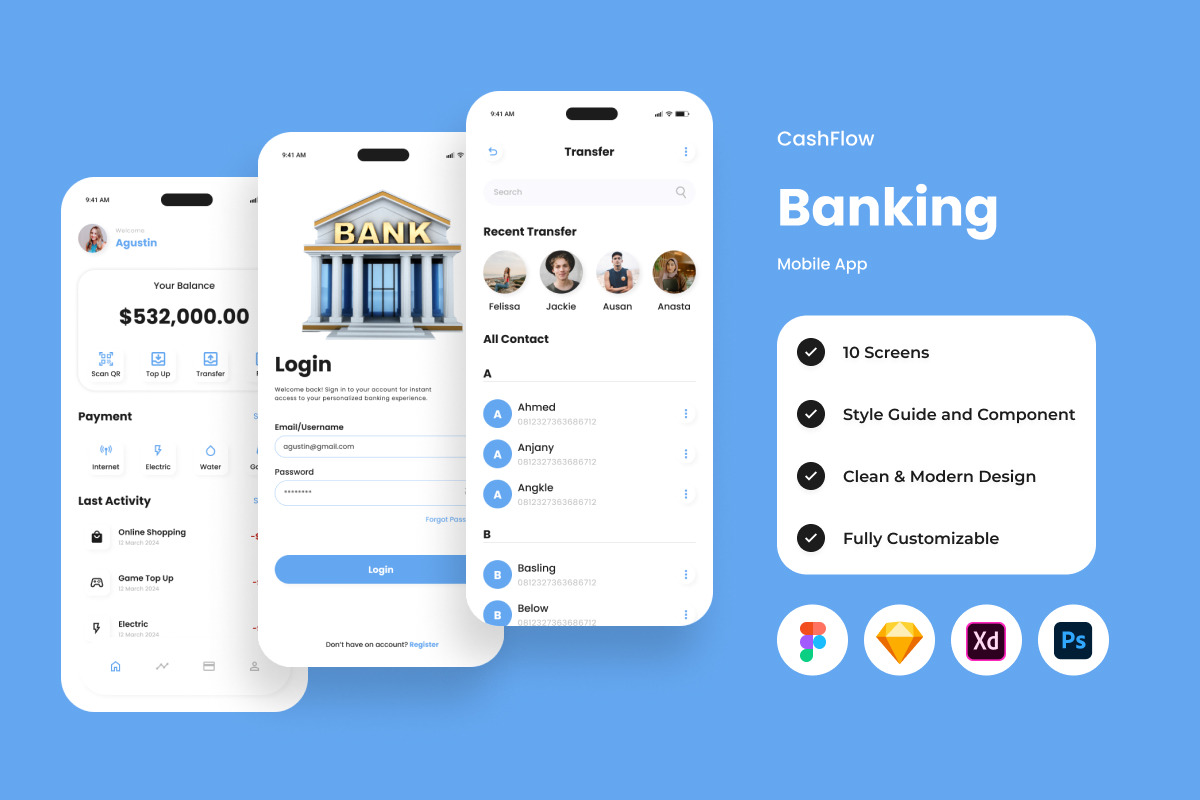 CashFlow - Banking Mobile App