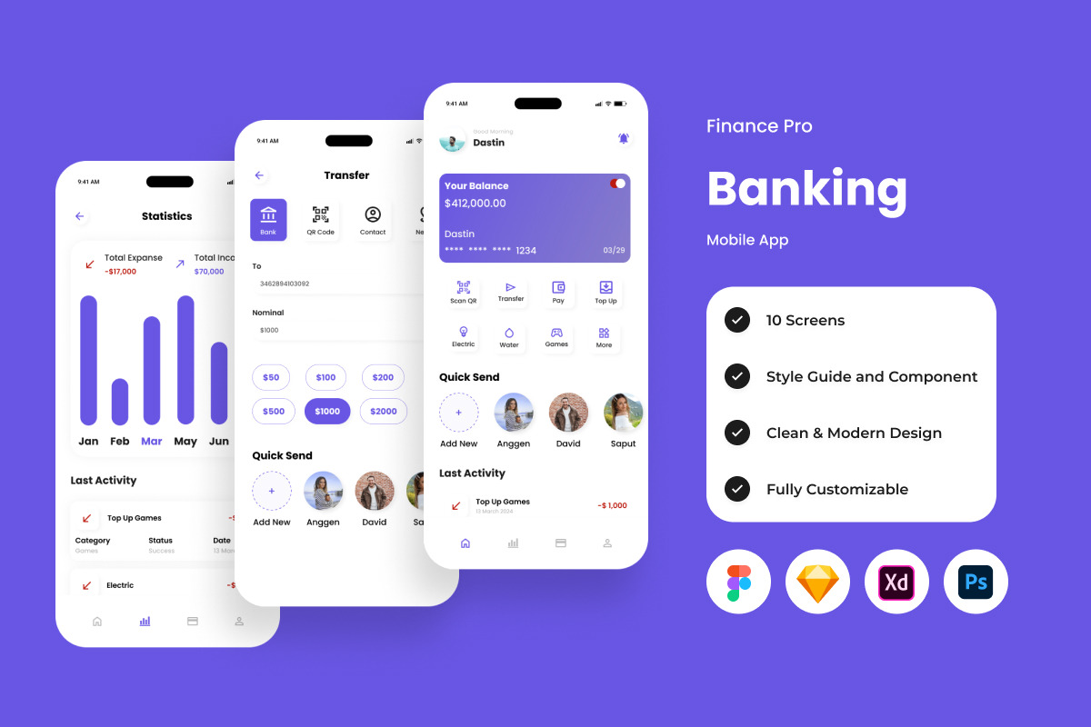Finance Pro - Banking Mobile App Finance Pro - Banking Mobile App