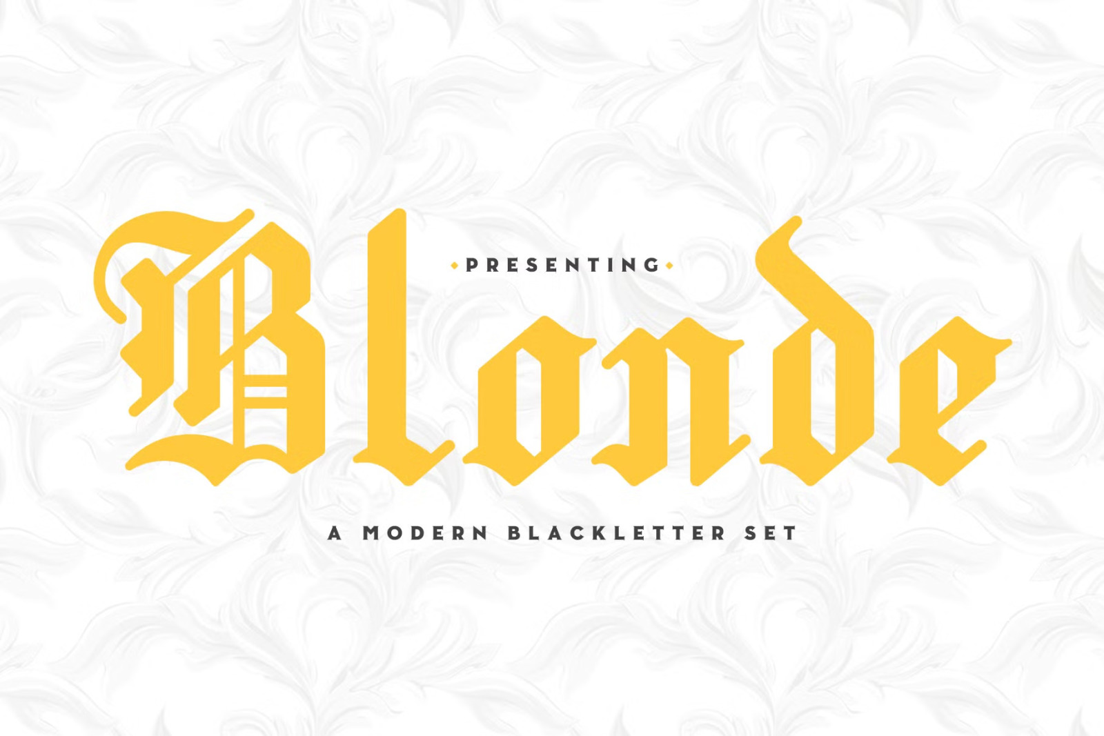 Blonde Font Blonde Font