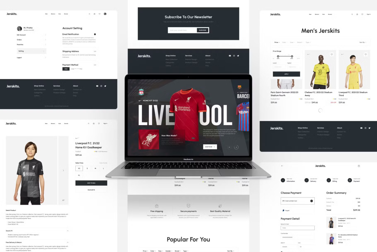 Jerskits - Marketplace UI Kit Jerskits - Marketplace UI Kit