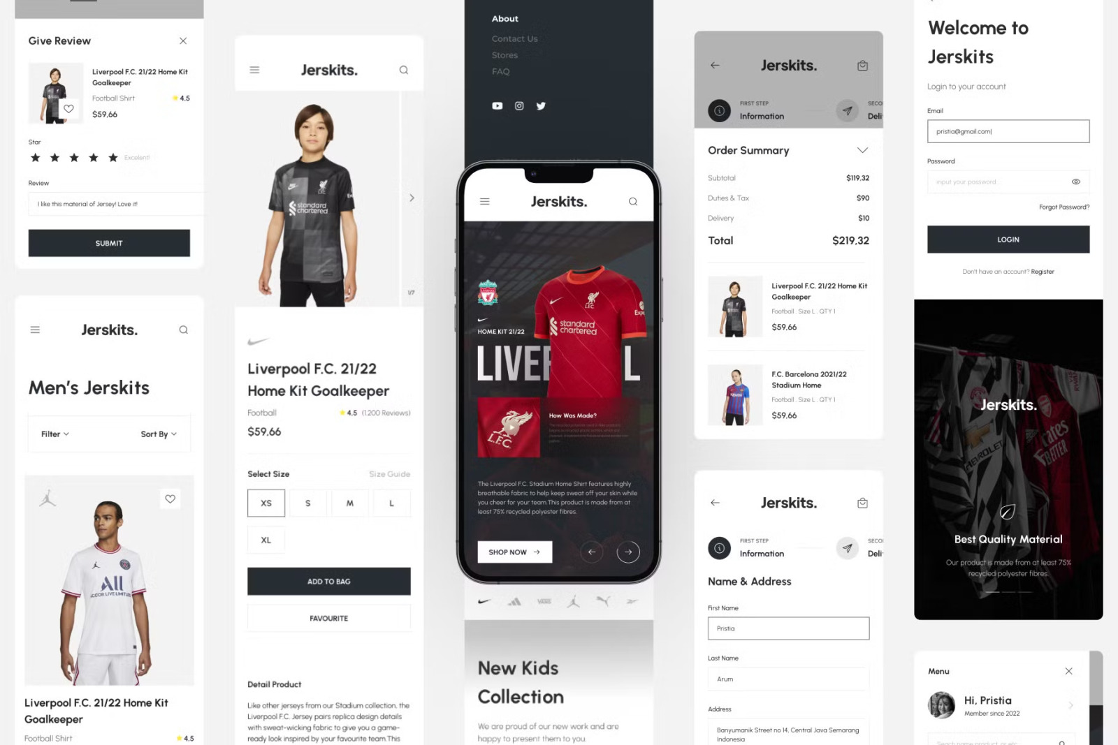 Jerskits - Marketplace UI Kit Jerskits - Marketplace UI Kit