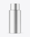 Matte Metallic Cosmetic Bottle Mockup