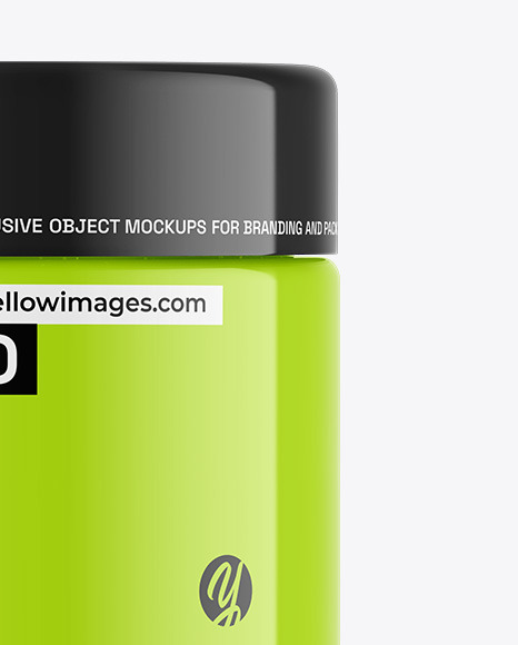 Glossy Insulated Food Jar Mockup