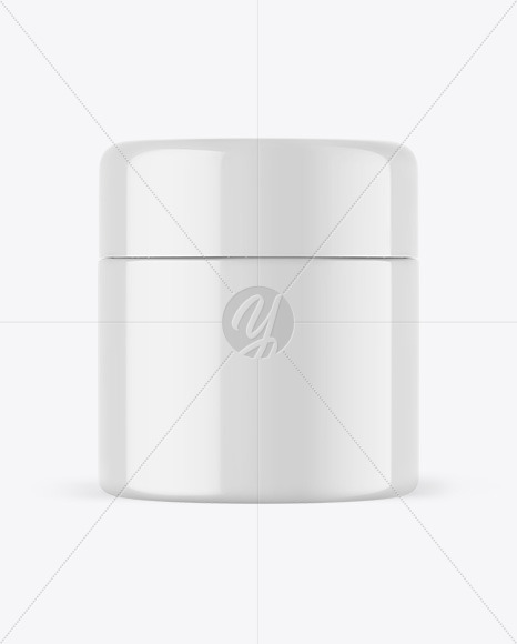 Glossy Insulated Food Jar Mockup