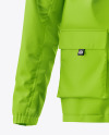 Men's Windbreaker Jacket Mockup - Front View