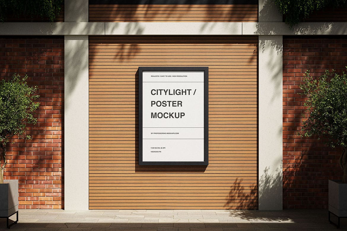 Poster / Citylight Mockup Set