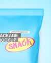 Matte Snack Package Mockup