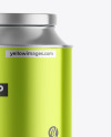 Metallic Tea Tin Can Mockup