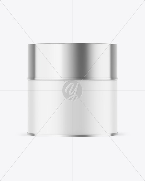 Matte Tea Tin Can Mockup