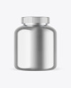 Metallic Protein Jar Mockup