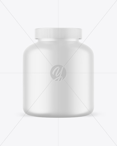 Matte Protein Jar Mockup