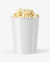 32 oz Popcorn Cup Mockup