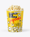 32 oz Popcorn Cup Mockup