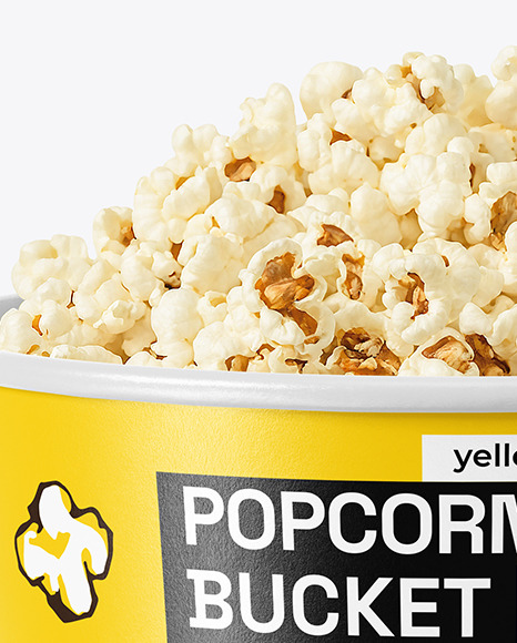 85 oz Popcorn Bucket Mockup