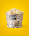 85 oz Kraft Popcorn Bucket Mockup