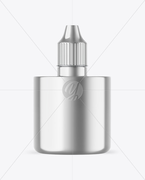 Metallic Dropper Bottle Mockup