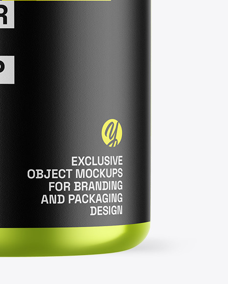 Metallic Dropper Bottle Mockup