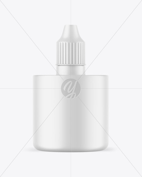 Matte Dropper Bottle Mockup