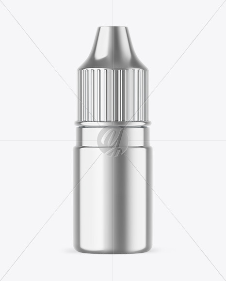 Metallic Dropper Bottle Mockup