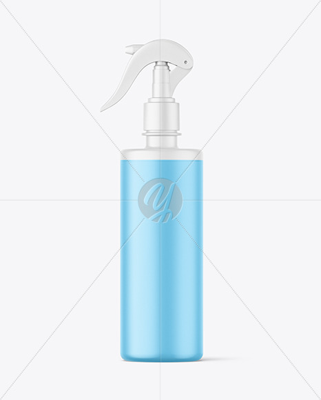 Frosted Trigger Spray Bottle Mockup