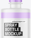 Frosted Trigger Spray Bottle Mockup
