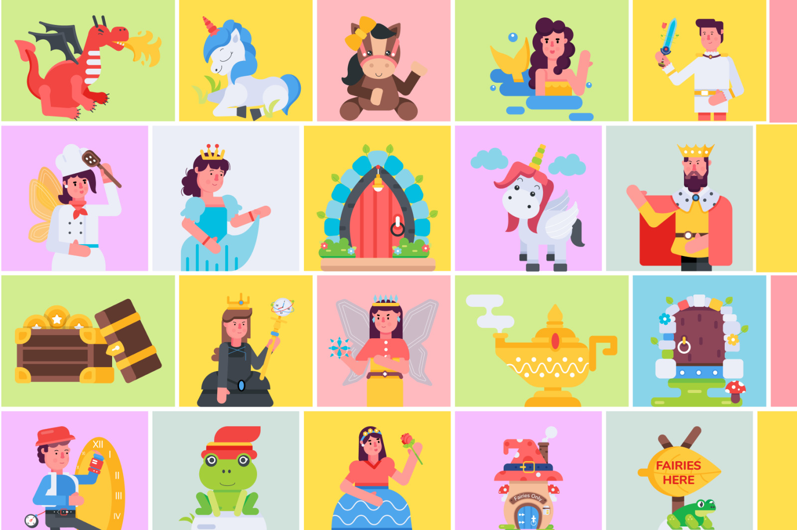 Animated Fairy Tale Characters