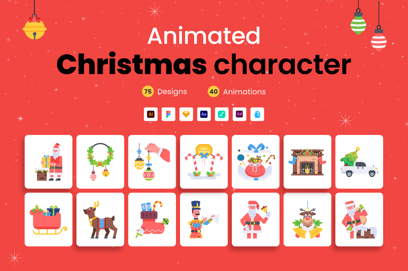 Animated Christmas Characters