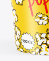 130 oz Popcorn Bucket Mockup