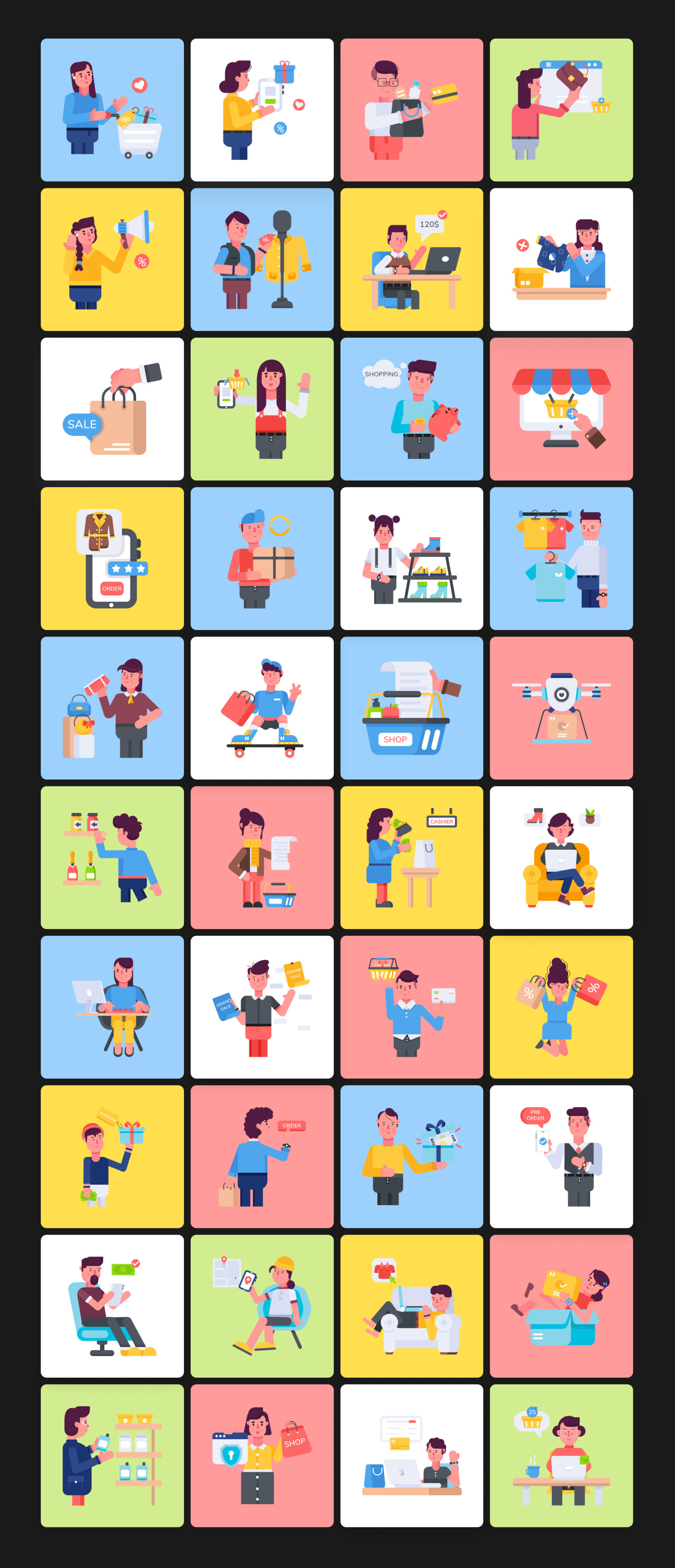 Animated Ecommerce Icons Animated Ecommerce Icons