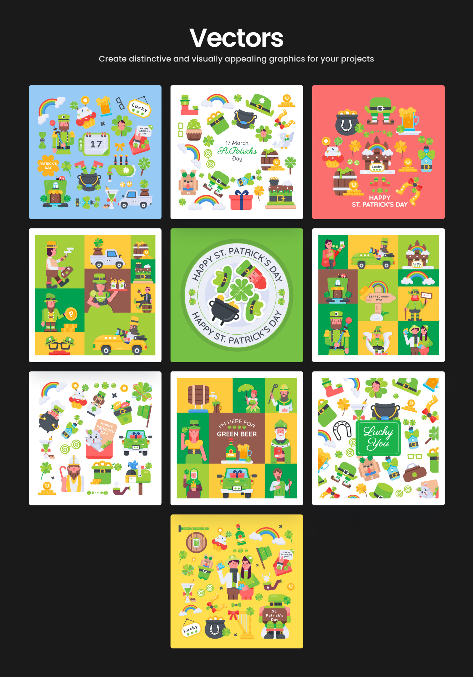 St Patrick&#039;s Day Designs Bundle