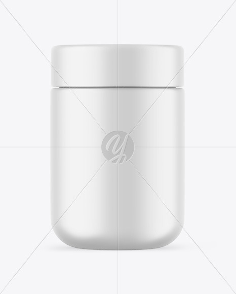 Matte Insulated Food Jar Mockup