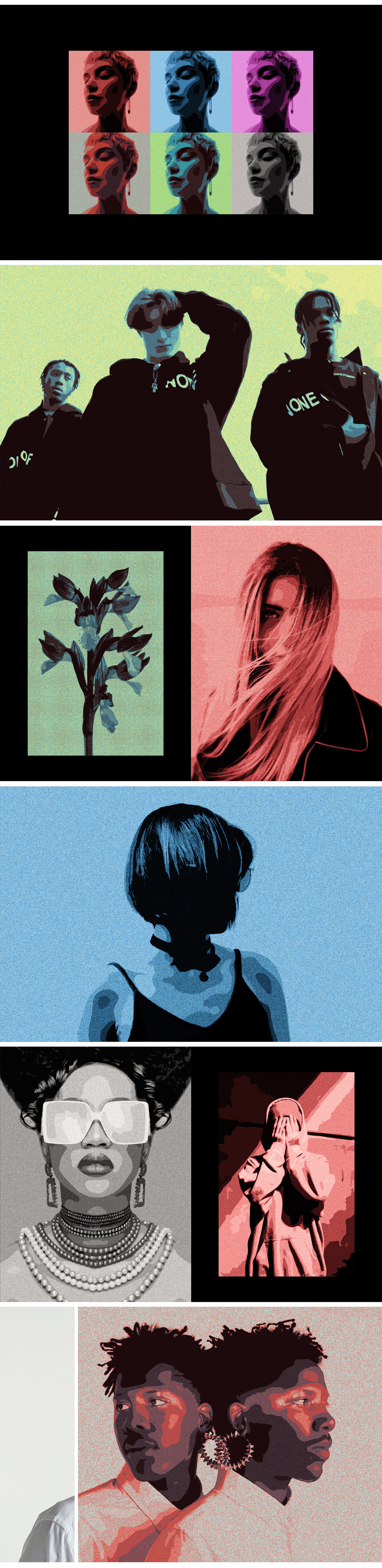 Pop Art Retro Photo Effect Pop Art Retro Photo Effect