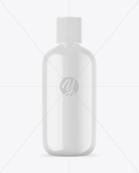 Glossy Cosmetic Bottle Mockup