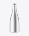 Matte Metallic Bottle Mockup