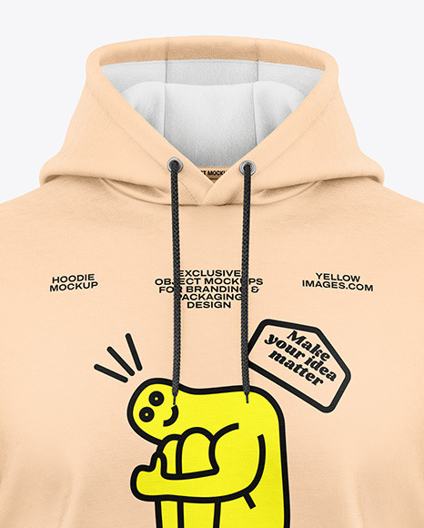 Men's Hoodie Mockup - Front View