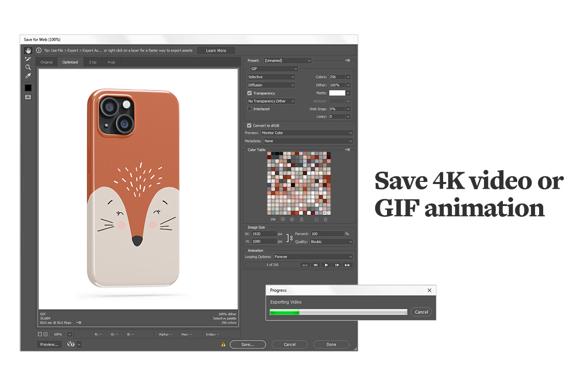 IPhone 15 Case Animated Mockup