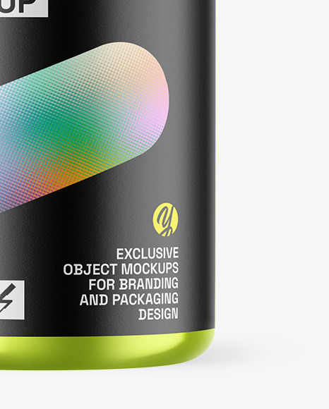 Metallic Dropper Bottle Mockup