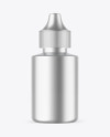 Matte Metallic Dropper Bottle Mockup