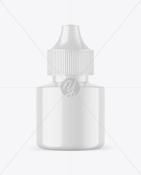Glossy Dropper Bottle Mockup