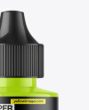 Glossy Dropper Bottle Mockup